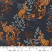 Хлопок Осенний лес олени, шир. 110 см
