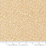 Хлопок Осенний лес веточки бежевые, шир. 110 см
