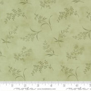Хлопок Атмосфера зеленые веточки, шир. 110 см