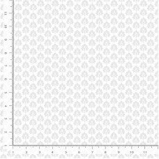 Хлопок Веер белый ширина 110 см