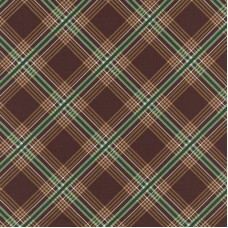 Хлопок Клетка коричневая шир. 110 см